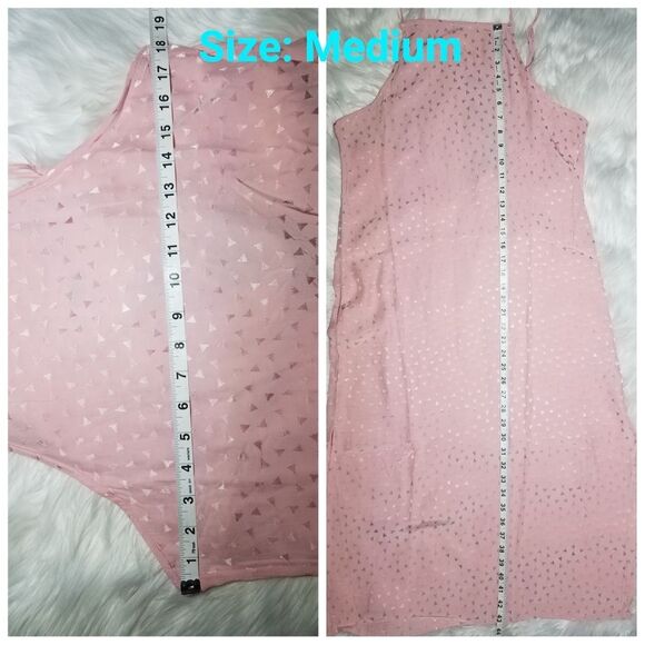 NWT|Onia Melanie Pink Midi Dress/Bathing Suit Coverup, Medium & Large - Picture 4 of 7